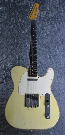 FENDER CUSTOM SHOP 1959 TELECASTER HEAVY RELIC WHITE BLONDE USA 2010 E.GUITAR