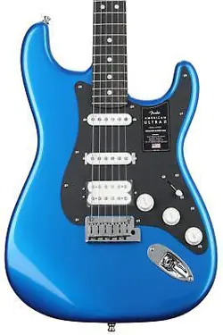 FENDER AMERICAN ULTRA II STRATOCASTER HSS ELECTRIC GUITAR - NOBLE BLUE, EBONY