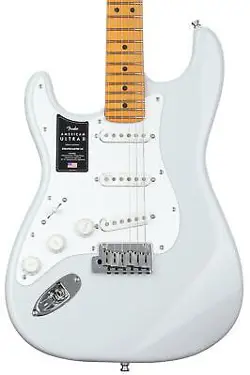 FENDER AMERICAN ULTRA II STRATOCASTER LEFT-HANDED ELECTRIC GUITAR - AVALANCHE,