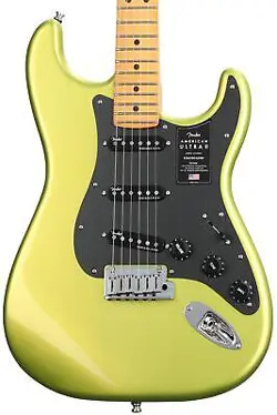 FENDER AMERICAN ULTRA II STRATOCASTER ELECTRIC GUITAR - SOLAR FLARE, MAPLE