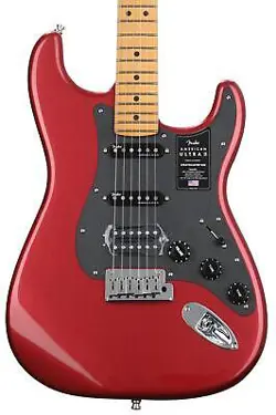 FENDER AMERICAN ULTRA II STRATOCASTER HSS ELECTRIC GUITAR - SINISTER RED, MAPLE