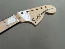 GLOSS 21 FRETS STRAT ELECTRIC GUITAR NECK MAPLE FOR DIY FENDER NECK REPLACEMENT