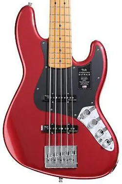 FENDER AMERICAN ULTRA II JAZZ BASS V - SINISTER RED, MAPLE FINGERBOARD