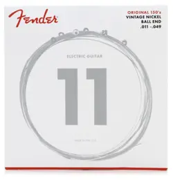 6 SETS FENDER ORIGINAL 150M PURE NICKEL GUITAR STRINGS MEDIUM GAUGE 11-49
