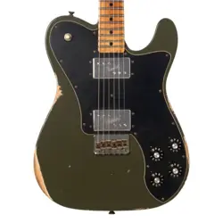 FENDER CUSTOM SHOP MVP 1970S TELECASTER DELUXE RELIC OLIVE DRAB CUNIFE HB'S NEW!