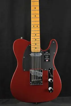 FENDER AMERICAN ULTRA II TELECASTER SINISTER RED MAPLE FINGERBOARD