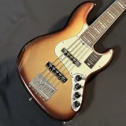 FENDER: AMERICAN ULTRA JAZZ BASS V ROSEWOOD FINGERBOARD MOCHA BURST