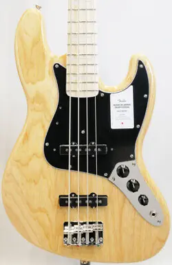 FENDER: MADE IN JAPAN TRADITIONAL 70S JAZZ BASS (NAT) ELECTRIC BASS