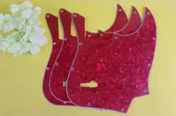 FIT FENDER BASS PICKGUARD STANDARD 10 HOLE STYLE GUITAR RED PEARL TORTOISE