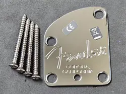 2008 FENDER AMERICAN DELUXE CONTOURED HEEL NECK PLATE - STRAT / TELE USA GUITAR