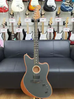 FENDER USA AMERICAN ACOUSTASONIC JAZZMAST ELECTRIC ACOUSTIC GUITAR-01