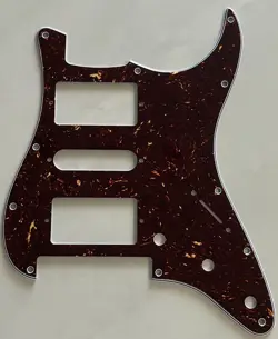 CUSTOM FOR FENDER STRAT FLOYD ROSE TREMOLO HSH GUITAR PICKGUARD BROWN TORTOISE