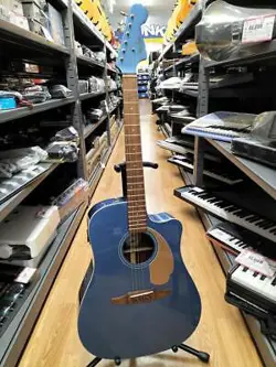 FENDER REDONDO PLAYER BLB WN USED ITEM ELECTRIC ACOUSTIC GUITAR  EXCELLENT