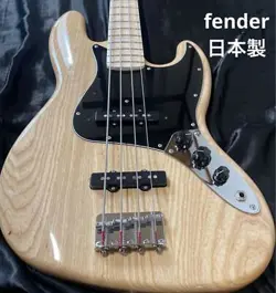 FENDER ELECTRIC BASS GUITAR MIJ TRADITIONAL 70S JAZZ BASS NATURAL USED