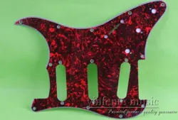 ELECTRIC GUITAR PICKGUARD STRAT SCRATCH  FENDER RED PAREL PATTEN SSS