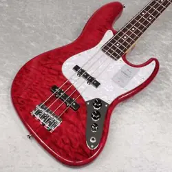 FENDER 2024 COLLECTION MIJ HYBRID II JAZZ BASS QMT  RED BERYL