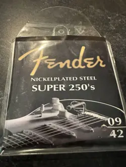 FENDER 3250L LIGHT SUPER BULLETS ELECTRIC GUITAR STRINGS 9-42