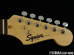 FENDER SQUIER MINI SERIES STRAT NECK & TUNERS 22.75