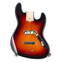 FENDER AMERICAN PRO II JAZZ BASS V BODY ALDER THREE TONE SUNBURST