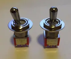 FENDER LEAD I & II SERIES GUITAR REPLACEMENT SWITCHES, PAIR, AFTERMARKET TOGGLES