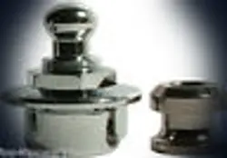 GENUINE FENDER / SCHALLER CHROME GUITAR STRAPLOCKS STRAP LOCKS SET L@@K!!!!!!!!!