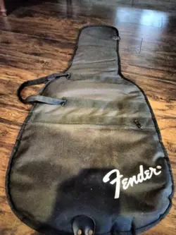 FENDER SOFT GUITAR CASE PADDED GIG BAG CARRY HANDLES BACKPACK STRAP BLACK LOGO