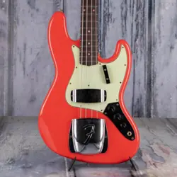 FENDER CUSTOM SHOP LIMITED 1964 JAZZ BASS JOURNEYMAN RELIC BASS, AGED FIESTA RED