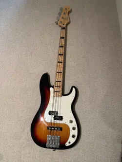 FENDER PRECISION ELECTRIC BASS GUITAR SPECIAL DELUXE SERIES - BROWN