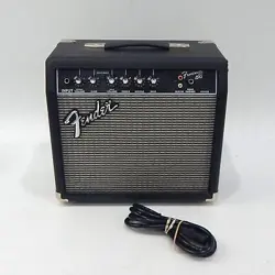 FENDER BRAND FRONTMAN 15G MODEL BLACK GUITAR AMPLIFIER W/ POWER CABLE