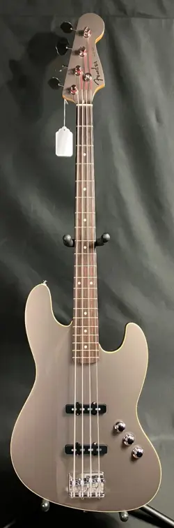 FENDER AERODYNE SPECIAL JAZZ BASS 4-STRING BASS GUITAR DOLPHIN GRAY METALLIC