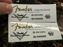 2PCS FENDER STRAT