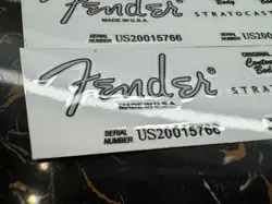 FENDER STRATOCASTER CUSTOMSHOP