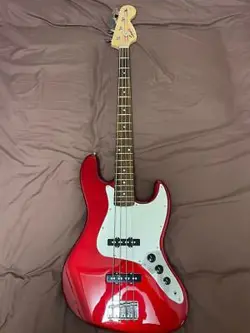 SQUIER AFFINITY FENDER JAZZ BASS CLEANED ELECTRIC