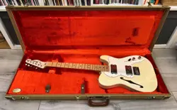 2009 FENDER FSR 72 TELECASTER THINLINE WHITE BLONDE ASH UPGRADES CUNIFE G&G TELE