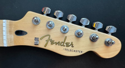 NEW MAPLE FINISHED ELECTRIC GUITAR NECK W/ TUNERS FITS FENDER CUSTOM SHOP STRAT