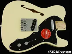 FENDER SQUIER AFFINITY TELECASTER THINLINE LOADED BODY TELE OLYMPIC WHITE
