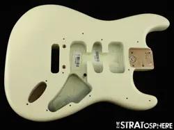 USA FENDER JEFF BECK STRATOCASTER STRAT BODY, GUITAR OLYMPIC WHITE!