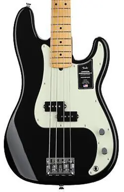 FENDER AMERICAN PROFESSIONAL II PRECISION BASS - BLACK WITH MAPLE FINGERBOARD