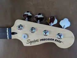 SQUIER (BY FENDER) AFFINITY TELECASTER GUITAR NECK, WITH TUNERS AND STRING TREE