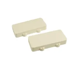 PICKUP COVER SET OF 2 FOR FENDER JAZZMASTER WHITE CLOSED 99C AUCTION