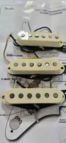 FENDER ERIC JOHNSON STRATOCASTER PICKUP SET