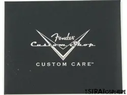 FENDER CUSTOM SHOP CUSTOM CARE BOOKLET MANUALS TAGS