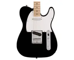 USED SQUIER SONIC TELECASTER - BLACK W/ MAPLE FB