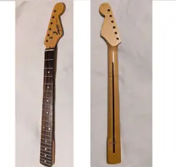 FENDER SQUIER SE STRATOCASTER GUITAR NECK, ROSEWOOD, VINTAGE TINT 21 FRET