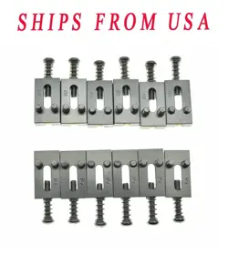 KAISH PREMIUM STAINLESS STEEL GUITAR BRIDGE ROLLER SADDLES FOR FENDER ST/TL