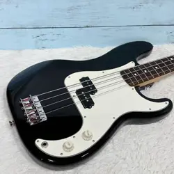 FENDER MEXICO PRECISION BASS COLOR BLACK ELECTRIC BASS USED FROM JAPAN