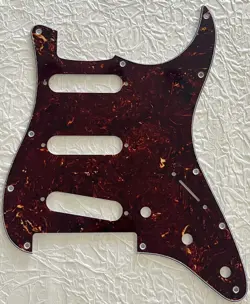 NEW GREAT-FOR FENDER PLAYER STRATOCASTER FLOYD ROSE SSS PICKGUARD BROWN TORTOISE