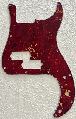 NEW GREAT- FOR FENDER US STANDARD PRECISION P BASS STYLE GUITAR PICKGUARD RED