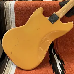 FENDER 1969 MUSTANG COMPETITION ORANGE MATCHING HEAD OCHANOMIZU FINEST GUITARS