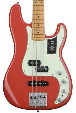 FENDER PLAYER PLUS ACTIVE PRECISION BASS - FIESTA RED WITH MAPLE FINGERBOARD
